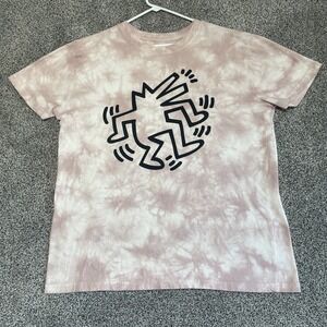 Keith Haring‎ Shirt Size XL Short Sleeve Tie Dye Womens
